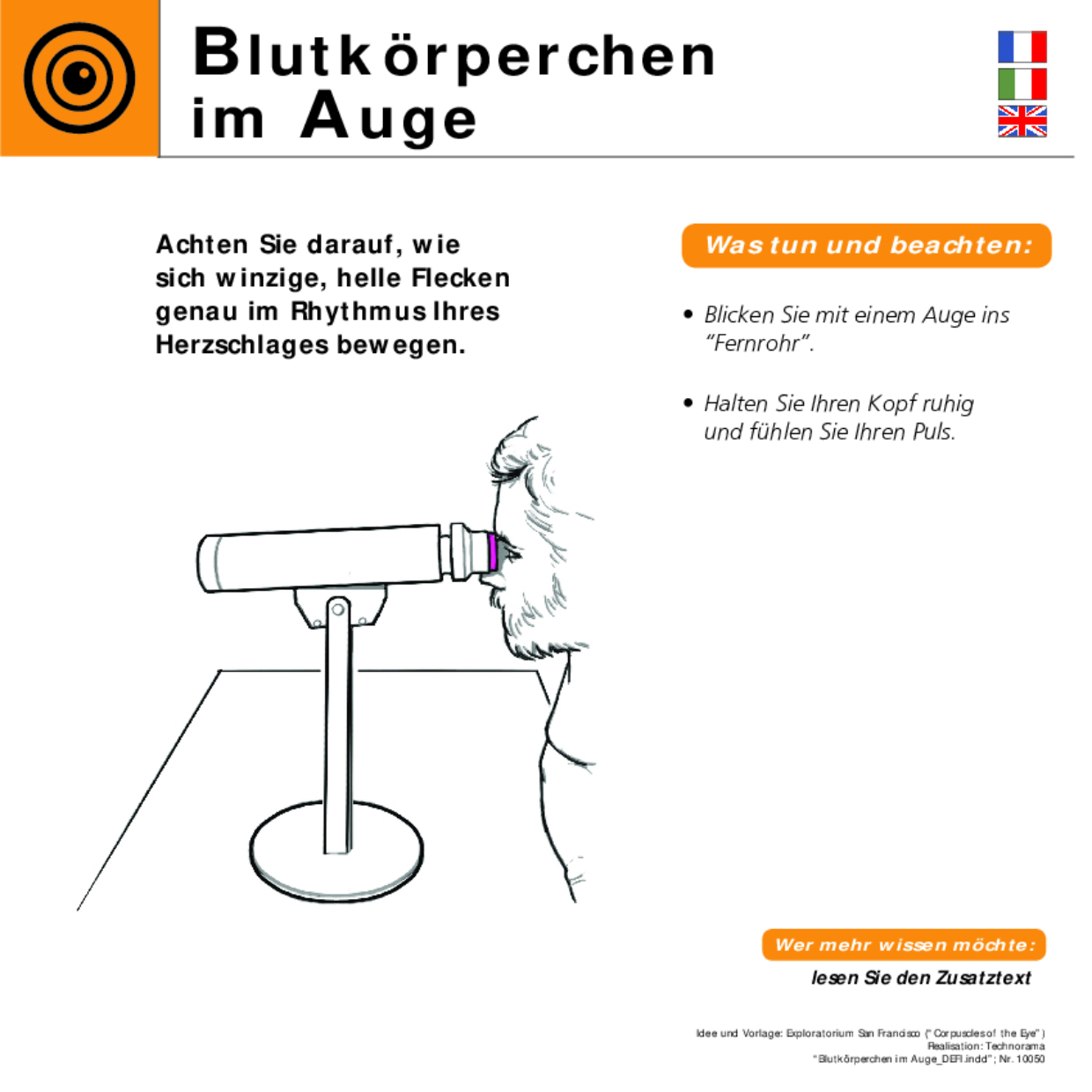 10050 Blutkörperchen im Auge DEFI