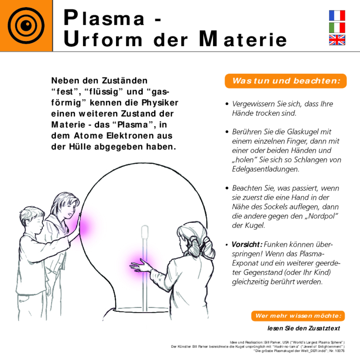 10076 Plasma Urform der Materie DEFI