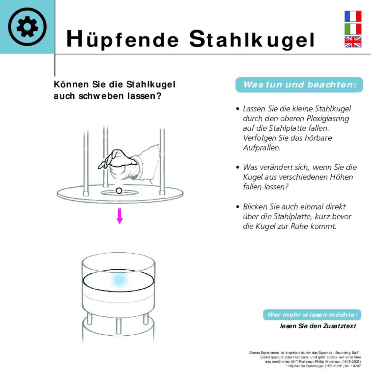 10207 Hüpfende Stahlkugel DEFI