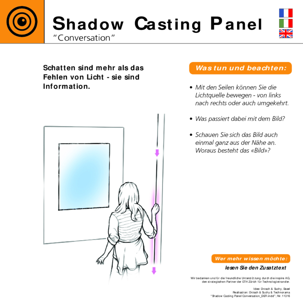 11316 Shadow Casting Panel Conversation DEFI